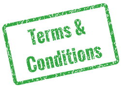 terms & conditions policy page