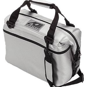 Silver Carbon 12 Pack Cooler