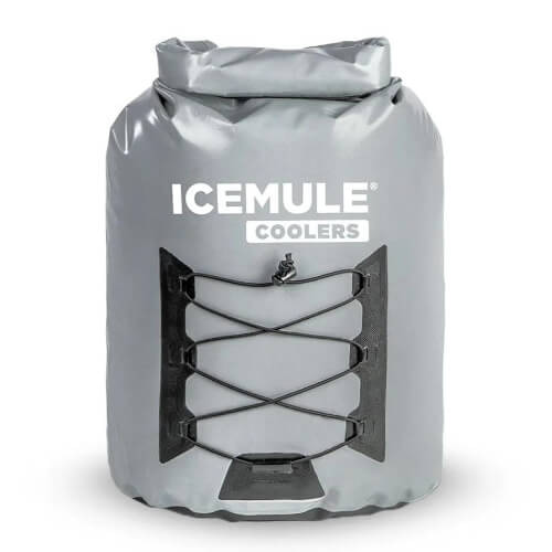 Grey ICEMULE Backpack Cooler 23 Liters