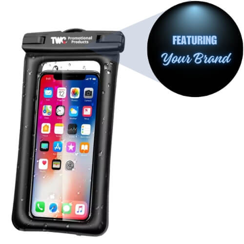 Black-Air-Framed Waterproof Phone Case_Featuring-Your-Brand