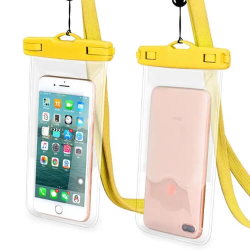 yellow Frameless-Waterproof-Phone-Bag