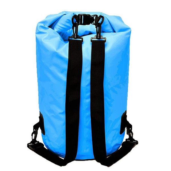 Blue 30L Dry Bag Cooler Backpack Straps