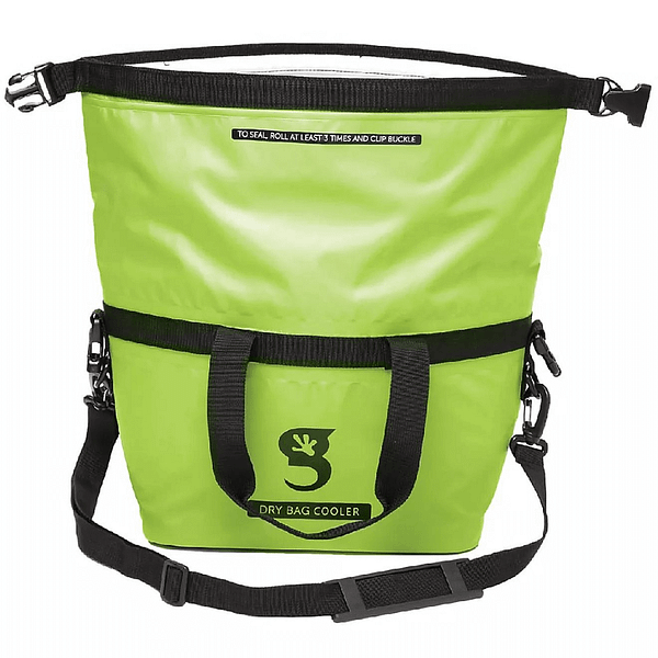 Neon Green Tote Cooler tall